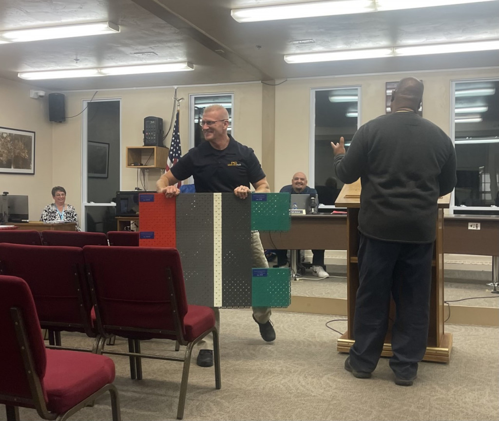 Monte Vista Journal | City Recreation Director Taylor presents flooring options